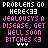 Pixelated text on black background with white and pink lettering, including emoticons and repeated 'Y' symbols.