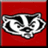 Red square icon with white and black badger face, text "Bridgewater Badgers" in top-right, "#67" and "OL' OL" below.