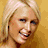 A 48x48 pixel animated contact sheet showing three sampled frames of a blonde woman with varying expressions and poses against solid backgrounds, arranged in a 2x2 grid with one empty cell.