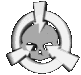A grayscale animated icon shows a skull with crossed arrows inside a circular frame, transitioning through various poses and expressions.