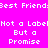 Pixelated text in white on a split background of pink, purple, and blue sections.
