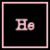 six square with text and a central photo, featuring pink and black backgrounds and pixelated lettering