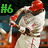 Pixelated image of a character in white clothing with red accents holding a red object, green text #6 in top-left corner, dark background with blue and orange elements.