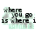 identical pixelated icons with text 'where you go 15 where i wanna be' in varying color schemes