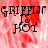 Red and white pixelated background with black text reading "GRIFFIN HOT" in a stylized font, partially obscured by motion blur effects.