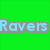 Green and orange split background with pixelated text 'Ravers' and 'Fantasy' in light blue and pink respectively.