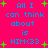 Bright pink background with blue pixelated text reading 'All I can think about is HIM<33' and scattered green plus signs.