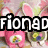 Animated sequence showing two bunny-like characters with pink and white bodies, each holding a colorful circular object, against a blurred background with text overlay.