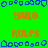 Green background with blue pixelated border elements, orange text reading YAKO and RULES in repeating patterns across the image.