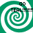Four identical teal and white spiral patterns arranged in a with black text reading "GO" above each spiral