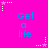 Bright pink background with repeating blue text 'Get a life' and white/pink star-shaped pixel art elements scattered across the image.