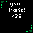 Pixelated text and symbols on a black background with green star-shaped elements in various positions.