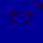 Blue background with dark brown text and a pixelated heart symbol above the name 'Darren' and version number '4.3.09'.