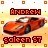 Pixelated icon with orange-red car, text 'ANDREW' above and 'goleen 97' below on yellowish background.