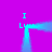 A static image with a bright purple background and cyan text forming an incomplete square frame around the center.