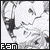 A black-and-white animated icon shows a stylized character with flowing hair and floral patterns, transitioning through motion blur effects while displaying 'fan' text at the bottom left.