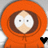 Two identical cartoon characters in orange hooded parkas with brown hoods, large white eyes with gray pupils, and a small black triangular nose on a light gray background.