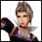 A 48x48 pixel buddy icon featuring a character with short brown hair and a black-and-purple outfit on the left, paired with "Anime IM" text in white pixelated font on a black background to the right.