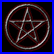 Animated sequence showing a pentagram symbol transitioning from silver to red, followed by bold red text reading "I AM GOD" on black background.