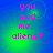 Pixelated pink text reads 'you and me... aliens?' on a blue-green gradient background with subtle circular patterns.