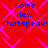 Red background with pink diamond lattice pattern and blue text reading 'Some New Chatspeak!' repeated twice in a