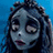 Pixelated image of a character with pale skin and dark hair against blue background, next to text reading Someone Stole My Happiness.