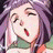 A pixelated anime-style character with purple hair and a green top appears on the left side of a contact sheet, while the right side displays text reading "Anime IM" above "COM" against a black background.