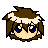 Pixel art character heads in a , each with distinct hairstyles and colors on gray background