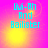 Four identical display cyan text 'Oui-Oh And Bailister' over a pink and yellow gradient background with subtle light effects