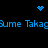 Blue pixelated text and symbols on black background with animated dot patterns.