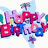 Pixelated 'Happy Birthday' text in pink, red, and blue with small decorative elements on a white background.