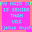 Pixelated text on bright pink background with yellow border, four identical showing 'MY HAIR CUM IS SEXIER THAN URS' and 'Cjelus much' with yellow heart in bottom-right corner of two