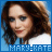 six pixelated images showing a woman with brown hair and blue eyeshadow, each displaying different facial expressions against a solid light blue background