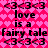 A static pixel art image with a pink heart-patterned background displaying repeated text and symbols.