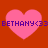 Four pink heart shapes on a solid red background with purple text reading "BETHANY<33" overlaid across each heart.