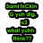 Green pixelated text on black background reads 'Sam IxChin', 'C yuh dig.', 'xD', 'what yuhh think??' with four distinct images below.