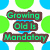 Two side-by-side animated frames show text changing from 'Growing Old Is Mandatory' to 'Growing Up Is Optional' against a blue and green polka-dot background.