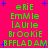 A static image with a bright pink background featuring green text and blue star shapes arranged in a pattern