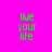 Four identical pixelated text arrangements on a bright pink background, each with green 'live your life' text and yellow horizontal bars in different positions.