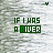 Green text 'IF I HAS A RIVER' on a pixelated gray background with small green dots, animated as the text glows brighter in sequence.
