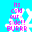 Pixelated snowflake icon with pink text reading 'its cold out- side!!! BURRR' on a bright blue background.