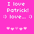 Pixelated text and heart symbols on a bright pink background with two identical side-by-side layouts.