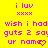 Yellow background with pink text repeating 'i luv xxxx', 'wish i had guts 2 say ur name', and red heart symbols in a pattern