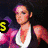 six distinct images featuring a woman in various poses and outfits with overlaid text symbols