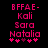 Pixelated pink text on black background with names and star symbols, showing animation change in one star's color.