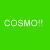 A static cartoon-style buddy icon featuring a character with large green eyes and a wide grin, set against a bright green background with repeated text above and below the character.