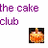 Pixelated cake-themed icons with text labels, including a pumpkin-shaped cake, layered cake slice, and cupcake in various colors.