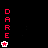 Animated pixel art displays evolving text about drug costs on a black background with red and white elements.