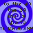 Four identical blue spiral backgrounds with text layers reading 'to the 40', 'the 30', 'the 20', 'the 10' and a bottom banner stating 'TOUCHDOWN!!TOUCHDOWN!!'.