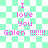 Pixelated text on a checkered background with animated light effects. The phrase "I love You Galen !!!!!!!" appears in pink, repeated across two